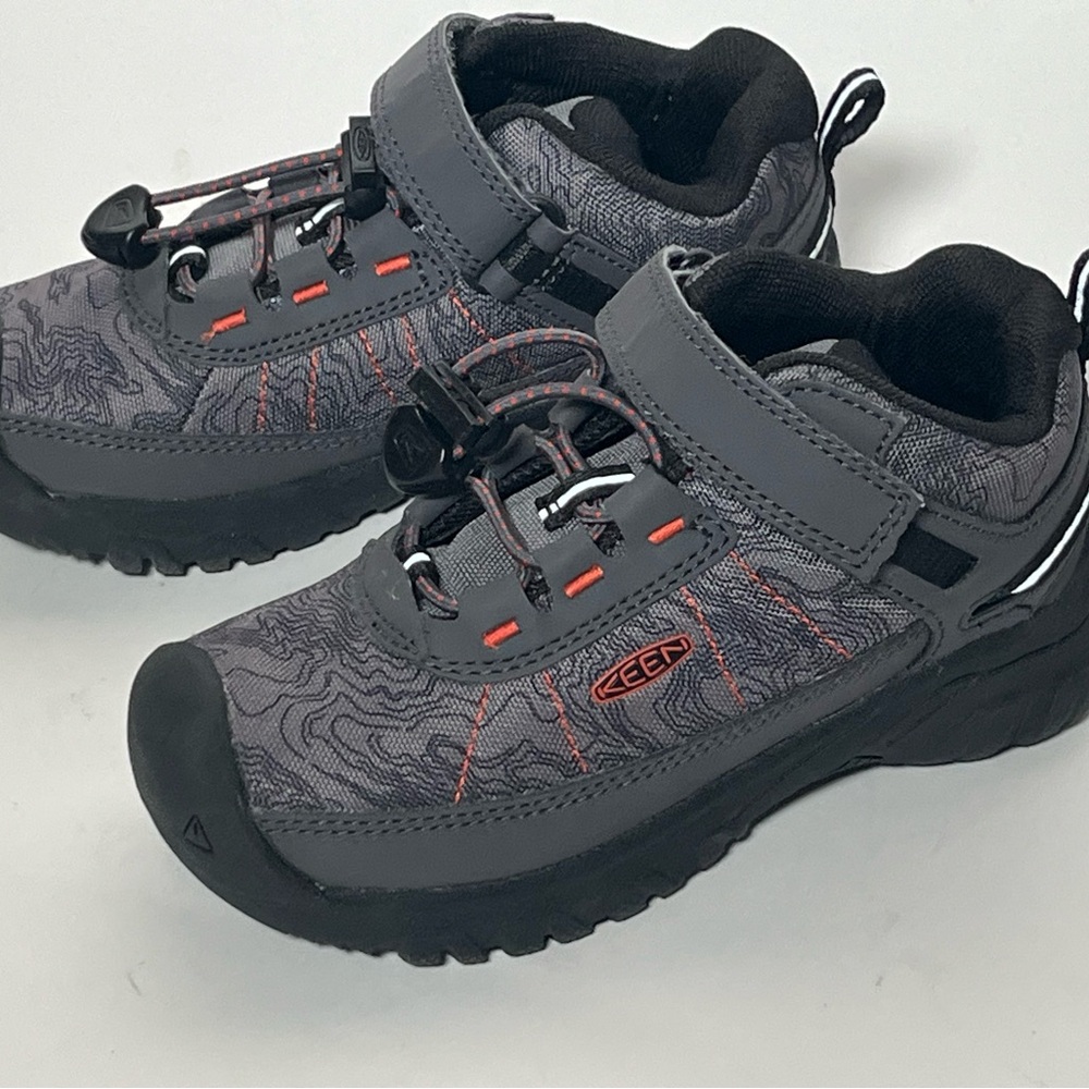 Keen Kids' Targhee Charcoal and Black Sneakers Size 10 NWOB - Picture 2 of 6